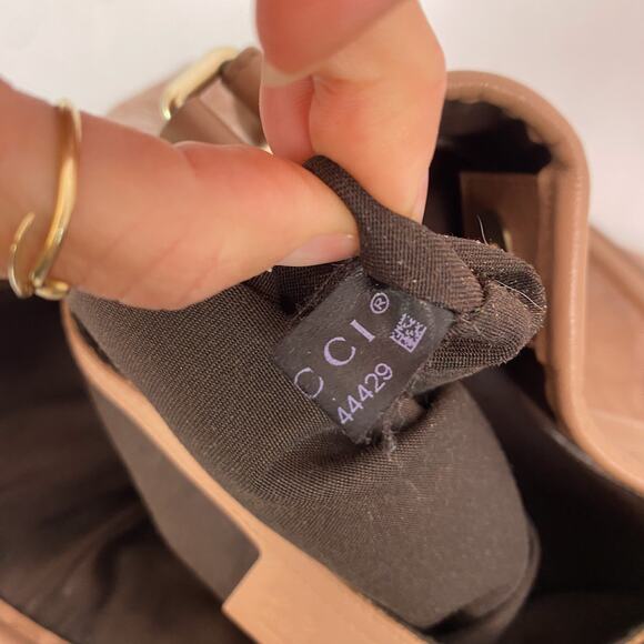 Gucci Guccissima Jumbo Joy Tote in Mauve Beige Pink - Picture 11 of 11